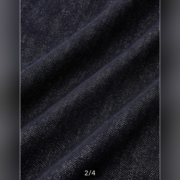 Commense Women's Vintage High Rise Wide-Leg Denim Pants Dark Navy Wash NWT - Picture 13 of 13